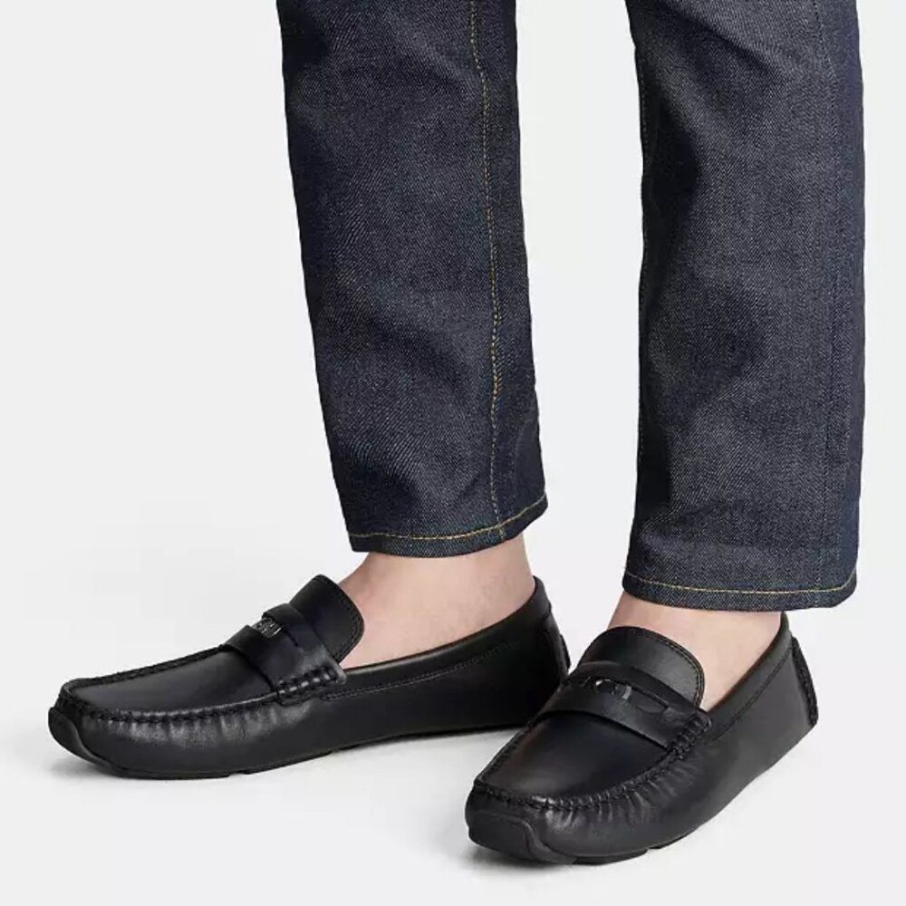 Brand New Coach Signature Coin Loafers